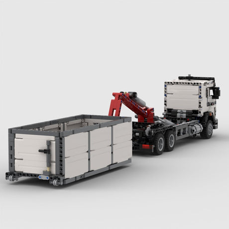 MOC - 96056 Truck NG - 1632 Hookloader Klemmbausteine - LesDiy - Klemmbausteine
