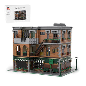 MOC - 96543 Friends Apartment & MacLarens Pub Klemmbausteine - LesDiy - Klemmbausteine