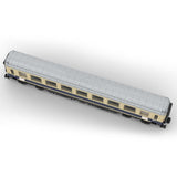 MOC - 99252 6wide Static Edition Rheinpfeil 1963 Personenwagen 1. Klasse ohne bedruckte Bauteile und Blockfiguren - LesDiy - Klemmbausteine