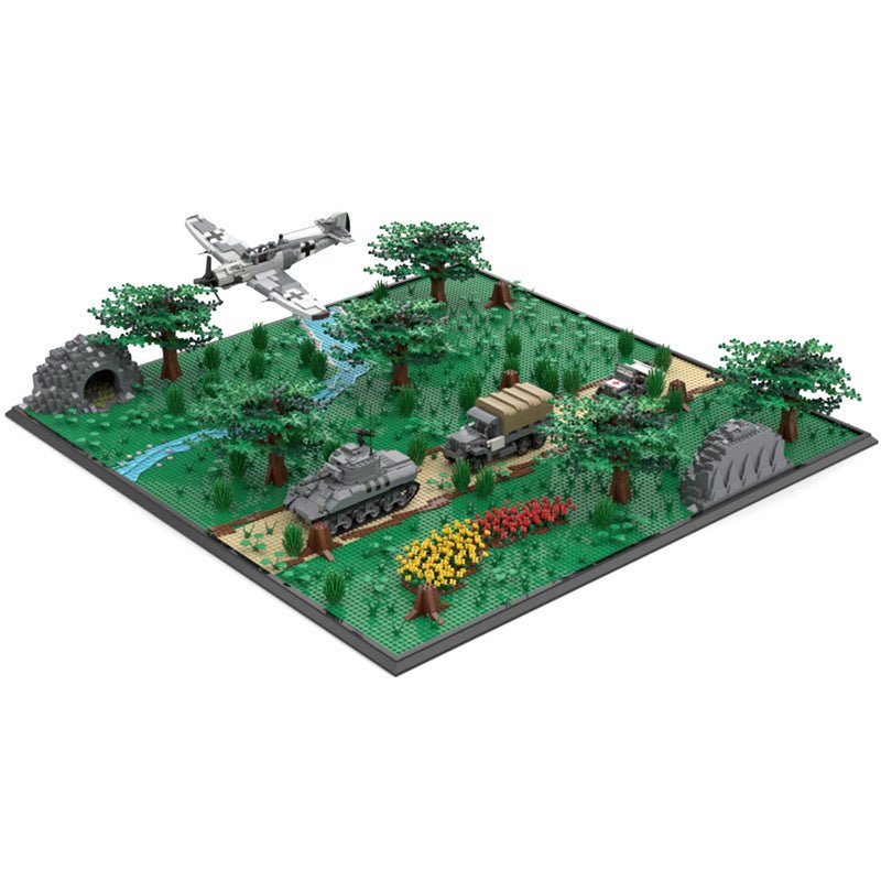 MOC Militär Szene - Waldmarsch - LesDiy - Klemmbausteine