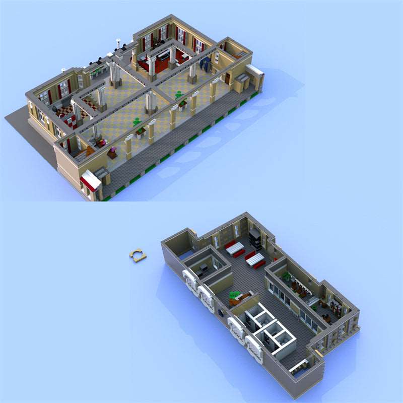 MOC Modular Bahnhof Klemmbausteine - LesDiy - Klemmbausteine