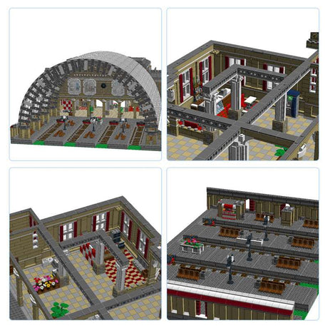 MOC Modular Bahnhof Klemmbausteine - LesDiy - Klemmbausteine