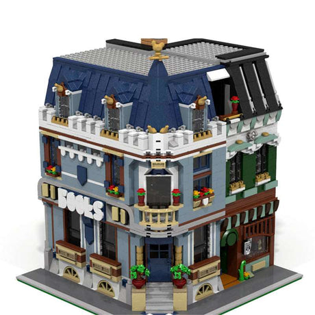 MOC Modular Buchhandlung Klemmbausteine - LesDiy - Klemmbausteine