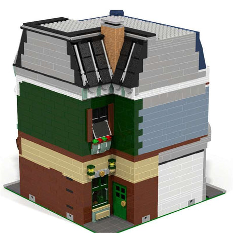 MOC Modular Buchhandlung Klemmbausteine - LesDiy - Klemmbausteine
