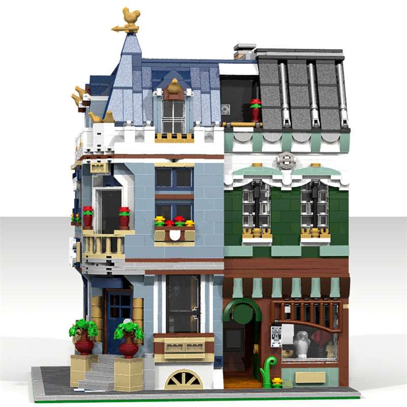 MOC Modular Buchhandlung Klemmbausteine - LesDiy - Klemmbausteine