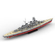 MOC Pommern Militärisches Seeschlachtschiff klemmbausteine - Scale 1:300 - LesDiy - Klemmbausteine