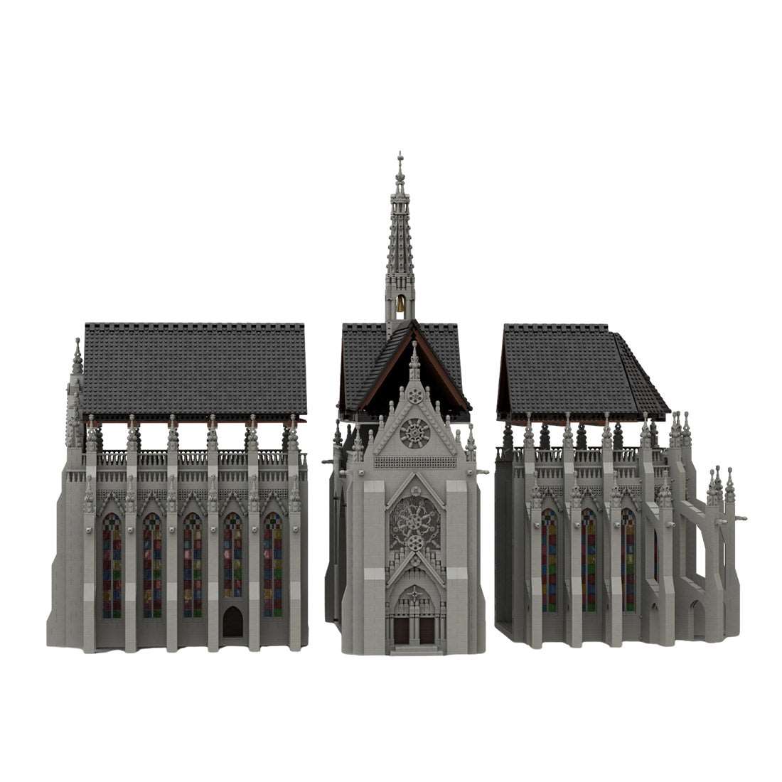 MOC Sint - Remigiuskerk Klemmbausteine - LesDiy - Klemmbausteine