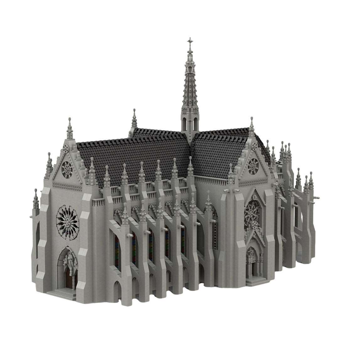 MOC Sint - Remigiuskerk Klemmbausteine - LesDiy - Klemmbausteine