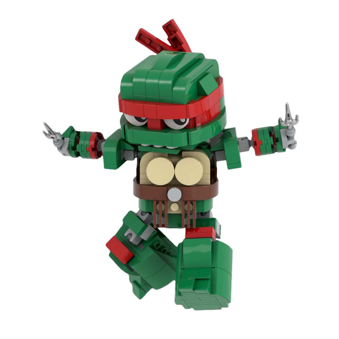 MOC Teenage Mutant Ninja Turtles Klemmbausteine - LesDiy - Klemmbausteine