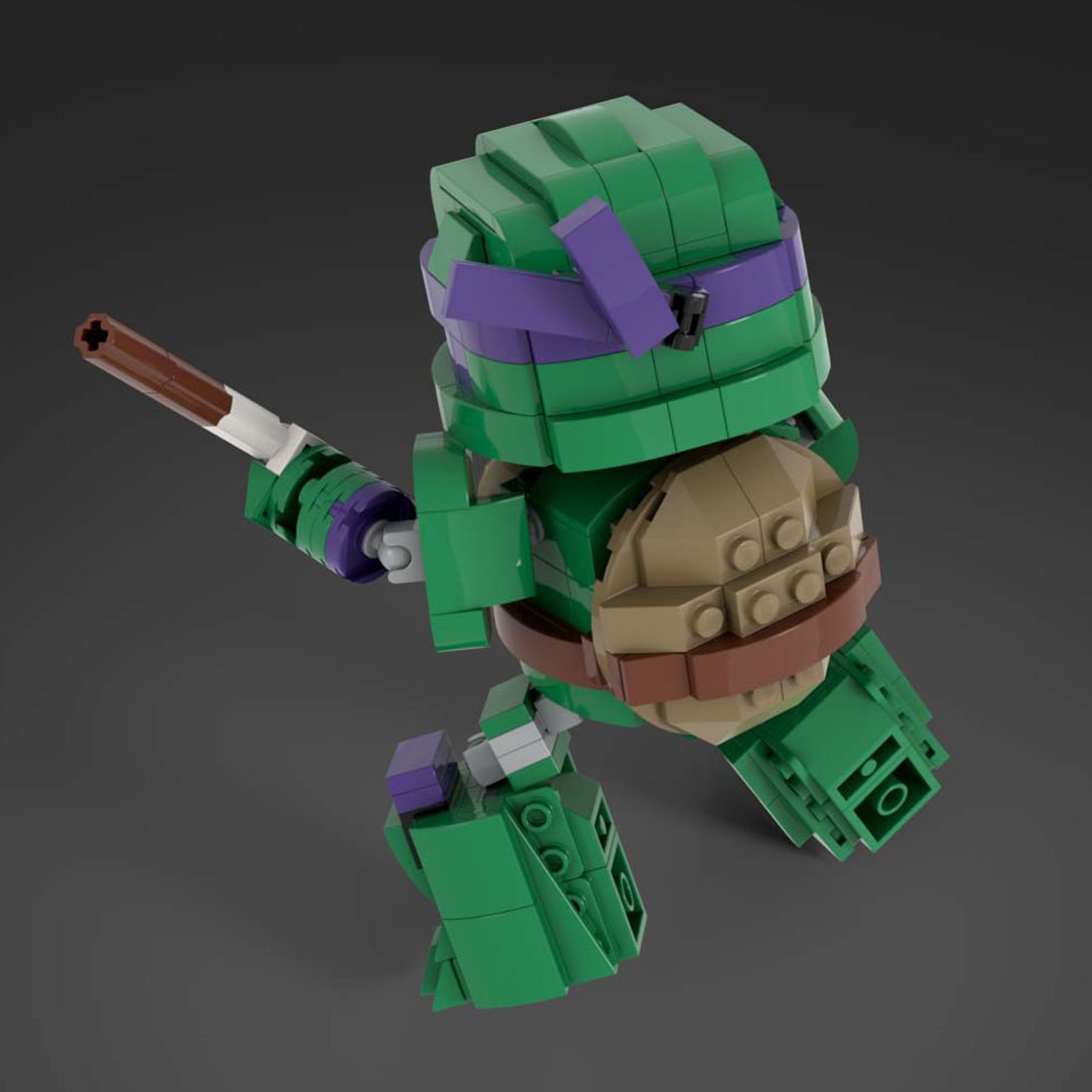 MOC Teenage Mutant Ninja Turtles Klemmbausteine - LesDiy - Klemmbausteine