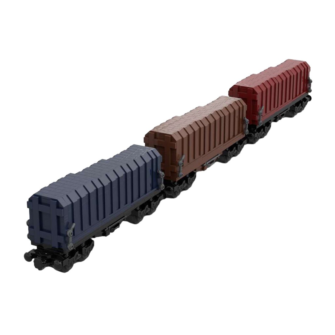 MOC Train Car Klemmbausteine - LesDiy - Klemmbausteine