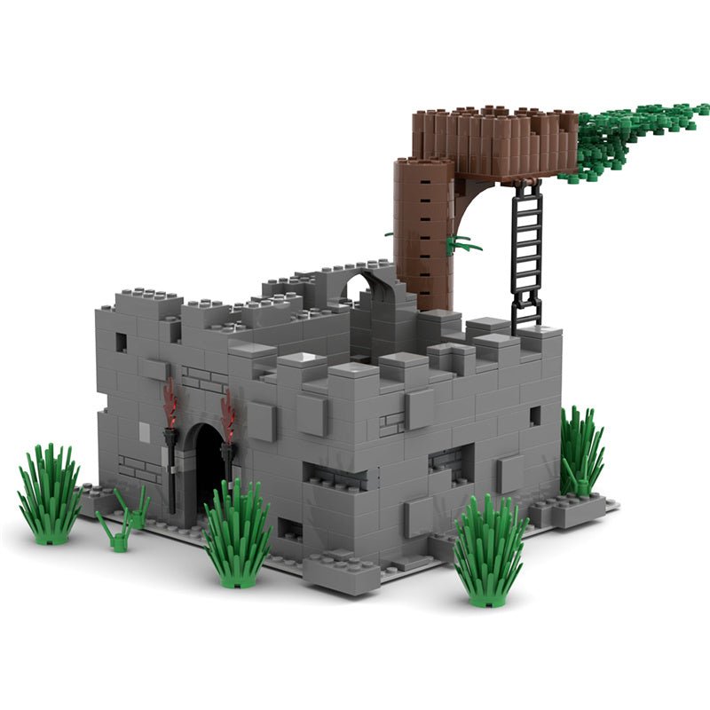 MOC Zerbrochene Festung Klemmbausteine - LesDiy - Klemmbausteine