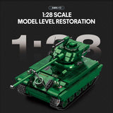 Mocsage 1/28 Scale Tank Klemmbausteine - LesDiy - Klemmbausteine