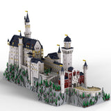 Mocsage Deutsches Schloss Neuschwanstein im Maßstab 1:350 Klemmbausteine - LesDiy - Klemmbausteine