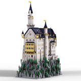 Mocsage Deutsches Schloss Neuschwanstein im Maßstab 1:350 Klemmbausteine - LesDiy - Klemmbausteine