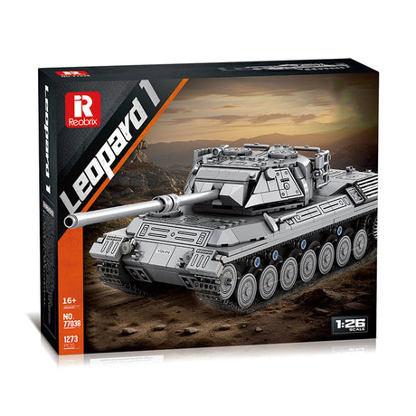 Mocsage Leopard-Panzer im Maßstab 1:26 Klemmbausteine-LesDiy-Klemmbausteine