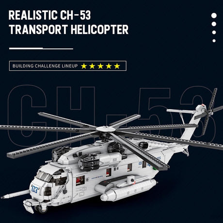 Mocsage MOC - 127265 CH - 53E Super Stallion 1/35 Klemmbausteine - LesDiy - Klemmbausteine