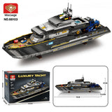 Mocsage MOC - 185307 1/30 Scale Luxury Super - yacht Klemmbausteine - LesDiy - Klemmbausteine