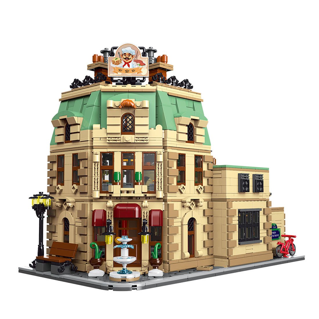 MOC - 160521 Ratatouille - Gusteau's restaurant Klemmbausteine - LesDiy - Klemmbausteine