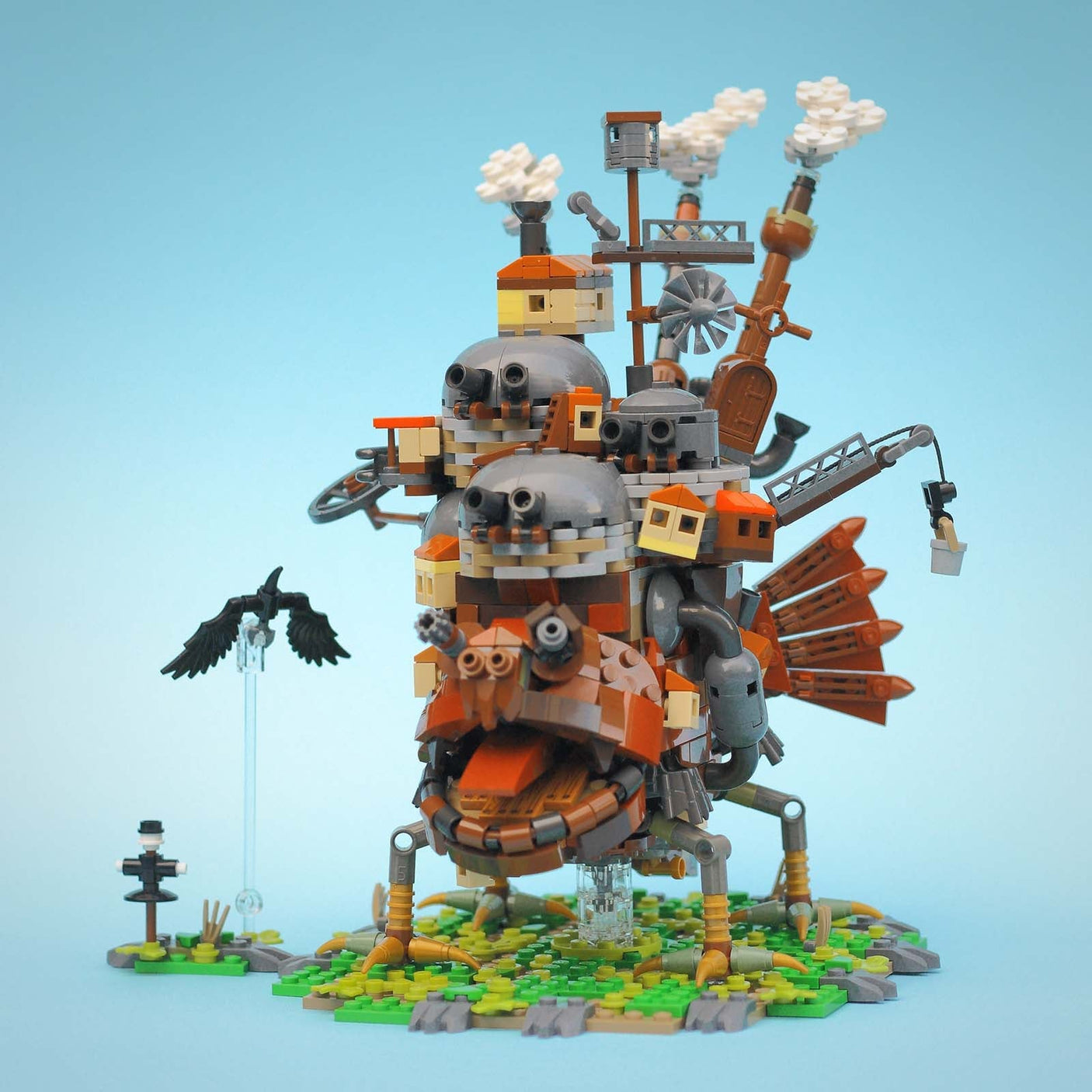 Moving Castle MOC - LesDiy - Klemmbausteine