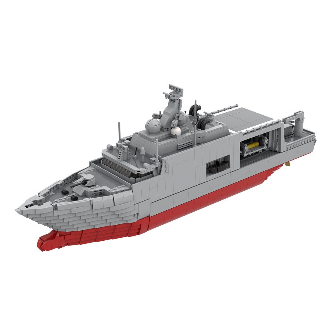 Navy City - class Mine Countermeasures Vessel Klemmbausteine - LesDiy - Klemmbausteine
