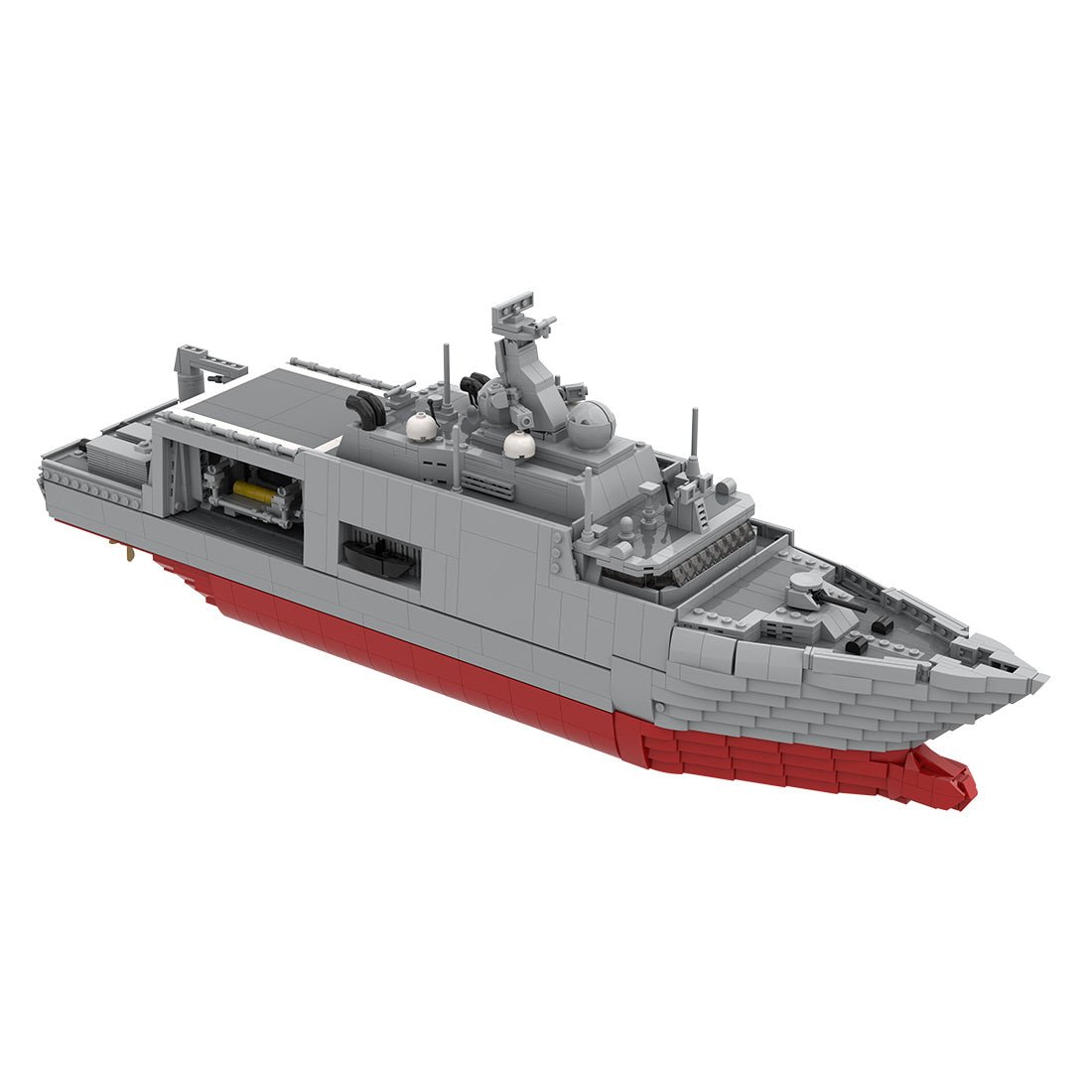 Navy City - class Mine Countermeasures Vessel Klemmbausteine - LesDiy - Klemmbausteine