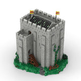 Normannische quadratische Bastion mit Sockel - LesDiy - Klemmbausteine