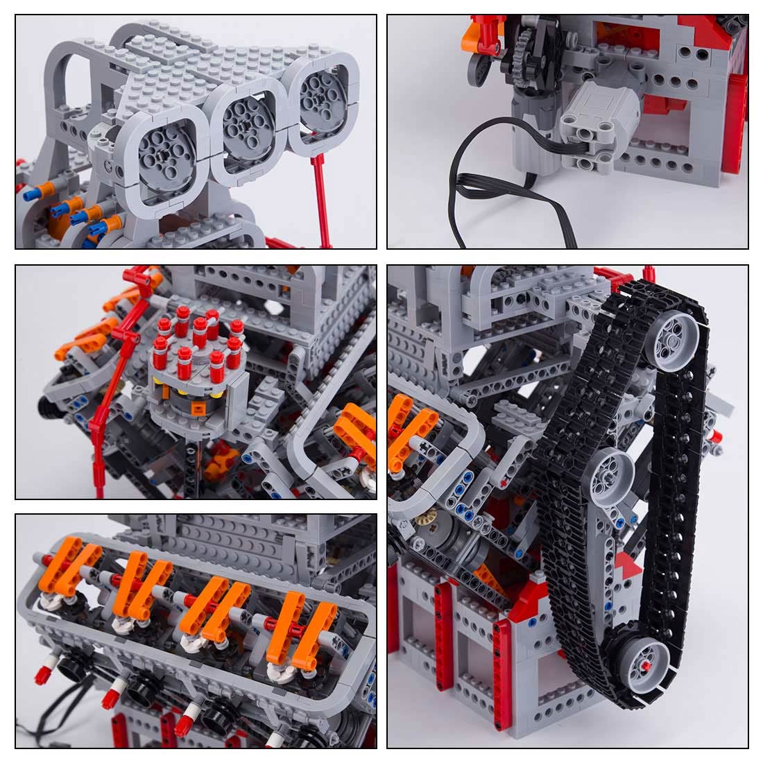 OHV 5.0LV8 Klemmbausteine - LesDiy - Klemmbausteine