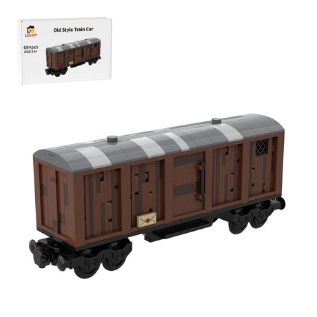 Old Style Train Car Klemmbausteine-LesDiy-Klemmbausteine