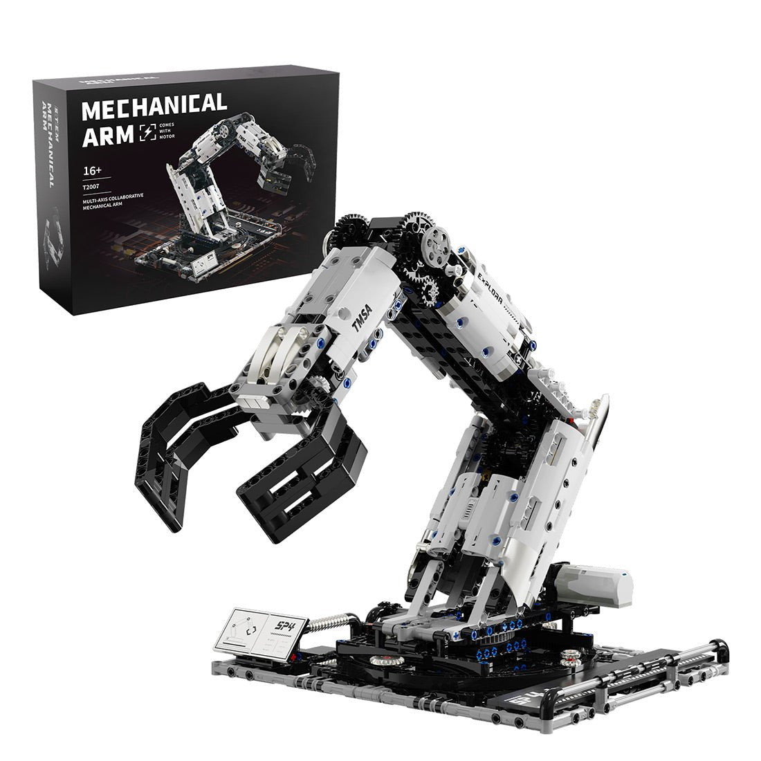 Programmierbarer mehrachsiger Roboterarm Klemmbausteine - LesDiy - Klemmbausteine