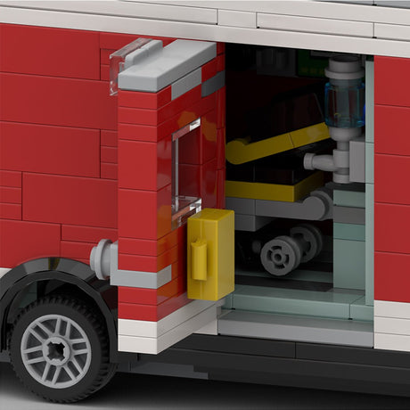 Realistic Ambulance Klemmbausteine - LesDiy - Klemmbausteine