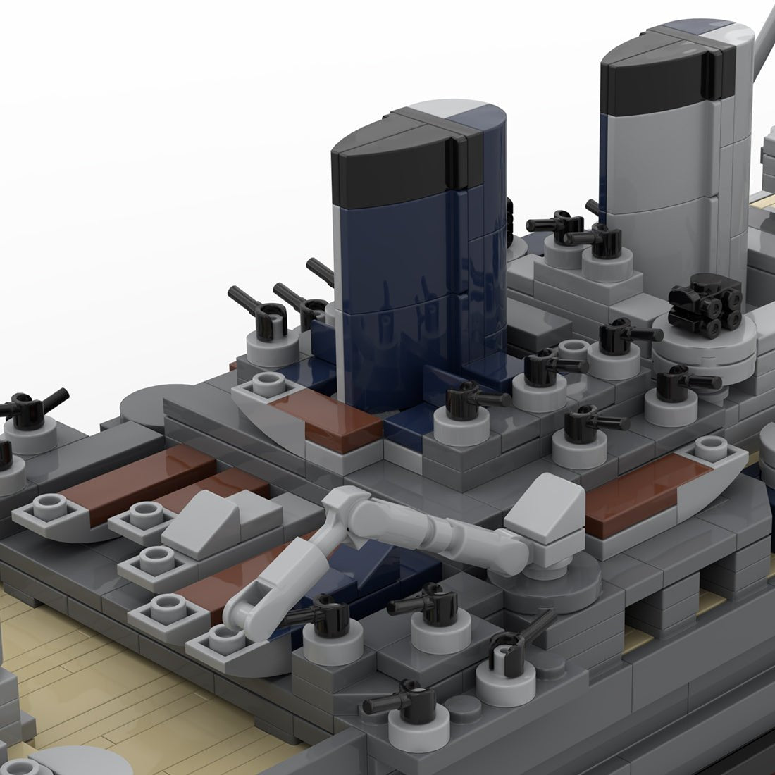 Renown-Klasse Schlachtkreuzer Militärschiff-Modell klemmbausteine-LesDiy-Klemmbausteine