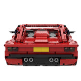 Roter Sportwagen Modell Roadster Klemmbausteine - LesDiy - Klemmbausteine