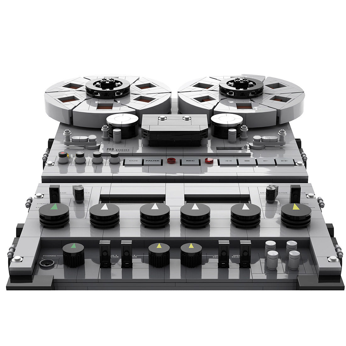 Semi - Professional Open - Reel Tape Recorder Klemmbausteine（Dynamic Version） - LesDiy - Klemmbausteine