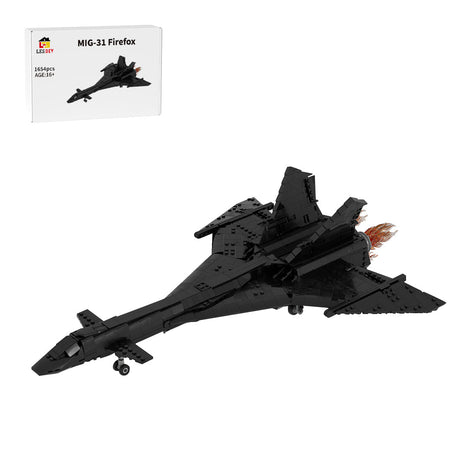 Soviet Supersonic Fighter - Interceptor MIG - 31 Firefox Klemmbausteine - LesDiy - Klemmbausteine