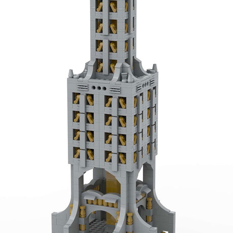 Square Base Pointed Top Tower Klemmbausteine - LesDiy - Klemmbausteine