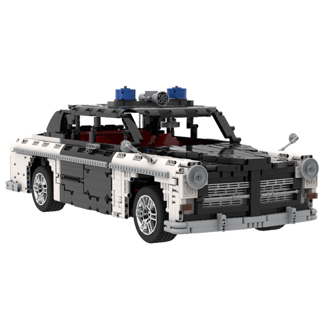 Technologie - Sportwagen - Modell - Polizeiauto - LesDiy - Klemmbausteine