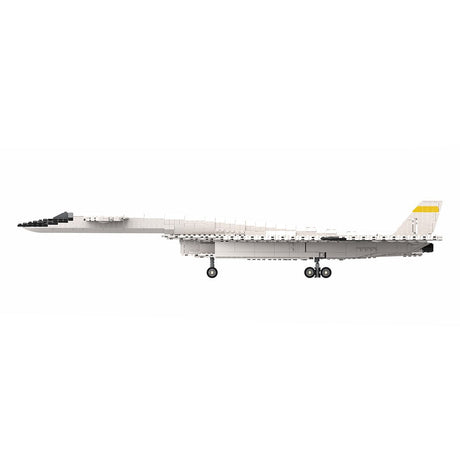 Überschall - Strategischer Bomber XB - 70 Valkyrie - Scale 1:80 Klemmbausteine - LesDiy - Klemmbausteine