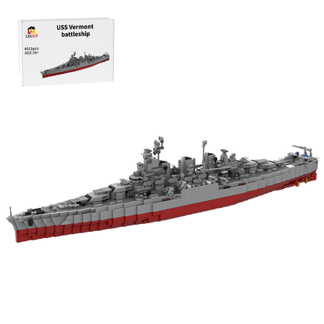 Vermont Battleship Military Klemmbausteine - LesDiy - Klemmbausteine