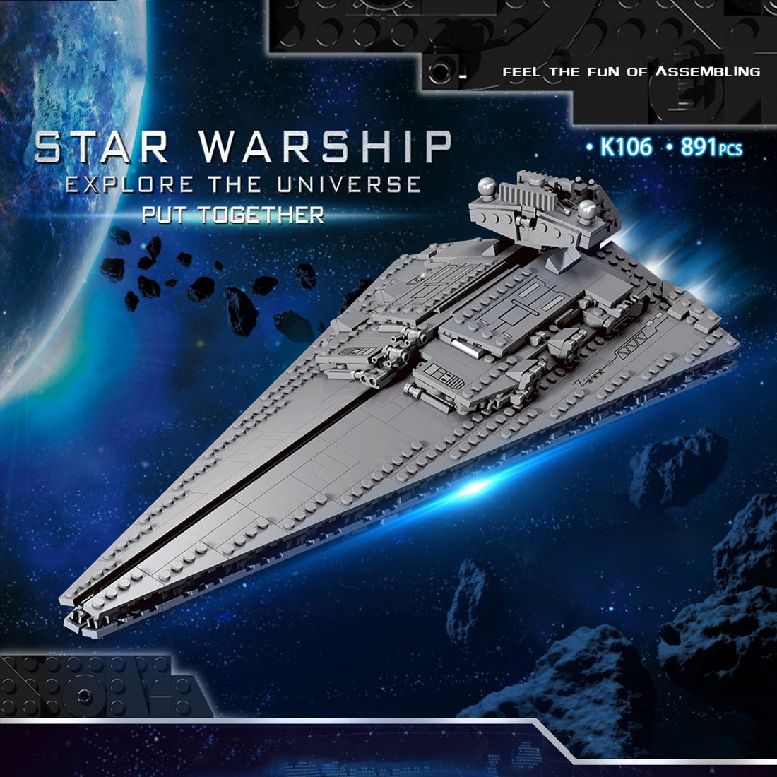 Victory - level Star Destroyer - LesDiy - Klemmbausteine