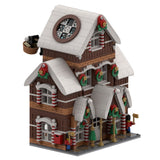 Weihnachtsschnee - Lebkuchenhaus Klemmbausteine - LesDiy - Klemmbausteine