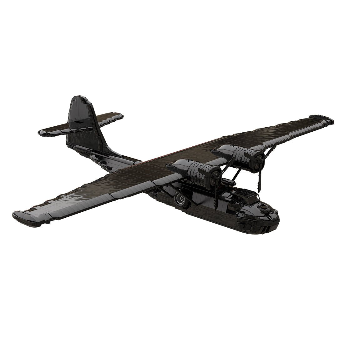 WWII PBY BlackCat Klemmbausteine - LesDiy - Klemmbausteine